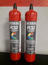 2x BOUTEILLE GAZ RÉFRIGÉRANT R32- 2000 ml (Poids net 1560 g) RECHARGEABLE