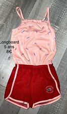 LONGBOARD 5 ANS FILLE / Combinaison SHORT été tbe