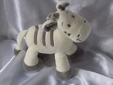 Doudou zèbre, âne, cheval, blanc, gris, Mots d'enfants