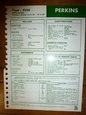 4236 - Fiche Technique Perkins