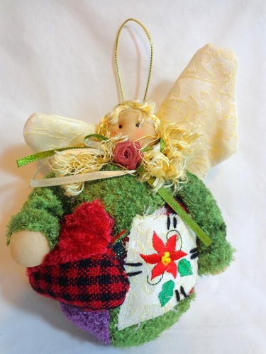 Angel christmas ornament - ornament, 6"