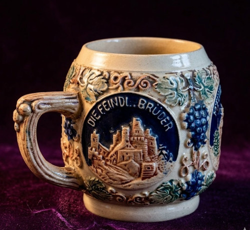 Chope bière grès - à,