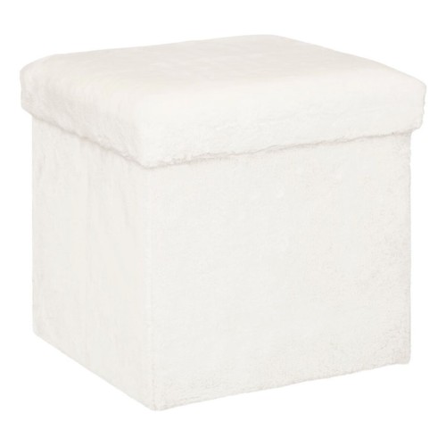 Pouf imitation fourrure - pouf,