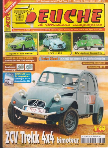 Deuche mehari magazine n - deuche, n°44