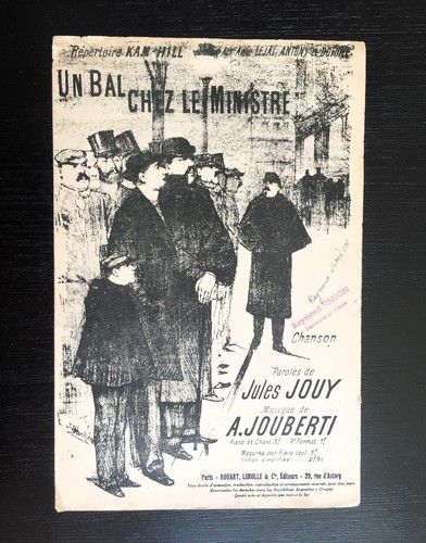 Partition ancienne un bal - partition,