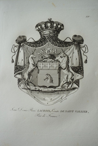 Gravure blason heraldique - blason,