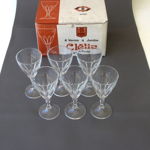 Série verres porto - 6, à