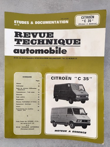 Revue technique automobile - revue,