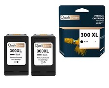 Cartouche pour HP 300XL compatible Noir x 2 QUALITONER