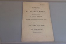 APOLLINAIRE PEINTURES DE LÉOPOLD SURVAGE Bongard Soirées de Paris 1917 RARE ÉO