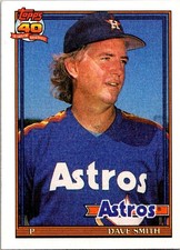 1991 Topps #215 Dave Smith
