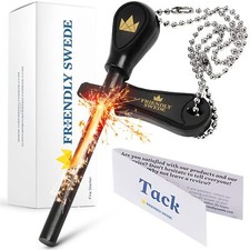 Pierres à Feu de Survie en Ferrocérium à Prise Ergonomique - Allume Briquet a...