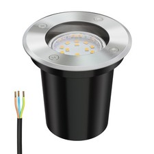 Luminaire encastré de sol BOLI pour l'extérieur acier inoxydable rond IP67