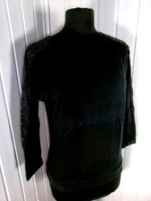 Pull sweat  noir dos et
