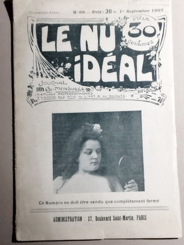 Rare photo revue ideal - photo, nu