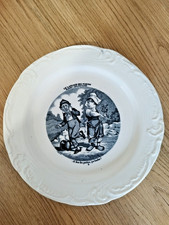 Gien assiette parlante Bleuet