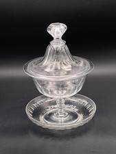 BACCARAT – Ancien drageoir en cristal taillé du XIXe siècle