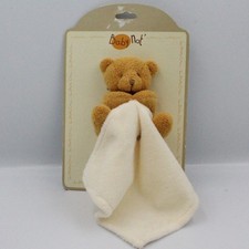 Doudou plat ours beige avec