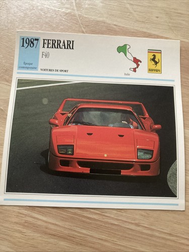 Ferrari f40 1987 - ferrari,