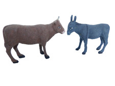 Santons Devineau - l'Ane et le