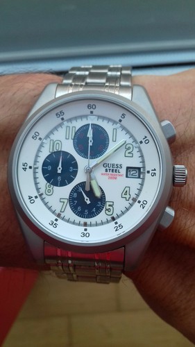 Guess steel chronograph - guess,