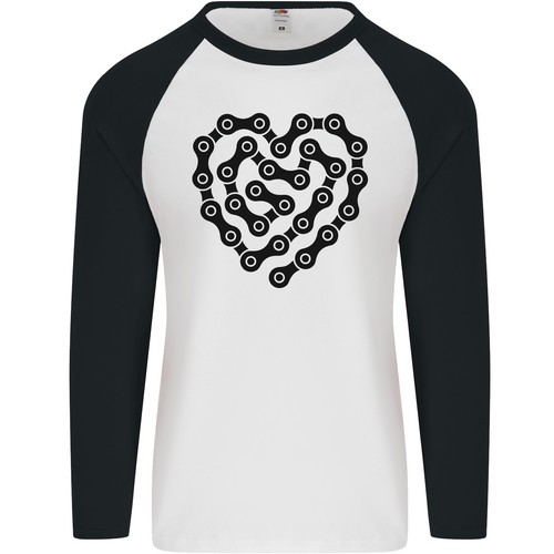 Coeur vélo chaîne - chaîne, cyclisme