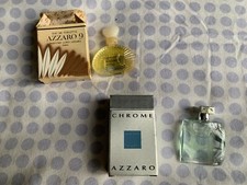 Lot 2 Miniatures AZZARO Chrome 7ml + AZZARO 9 de 5 ml