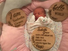 cartes bébé jalon unisexe