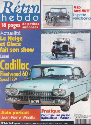 Retro hebdo jeep ford - hebdo, n°94