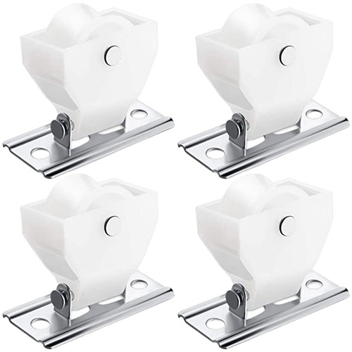 Poulie plastique blanc lot - , de