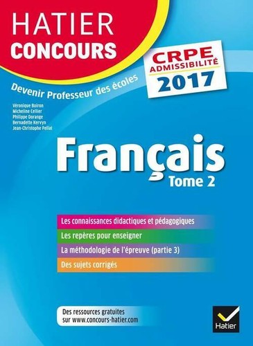 Hatier concours crpe - , 2017
