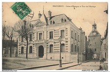 AWNP12-0910-45 - BEAUENCY - Caisse d'épargne et tour de l'horloge