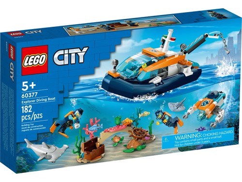 Lego city 60377 le - city, bateau