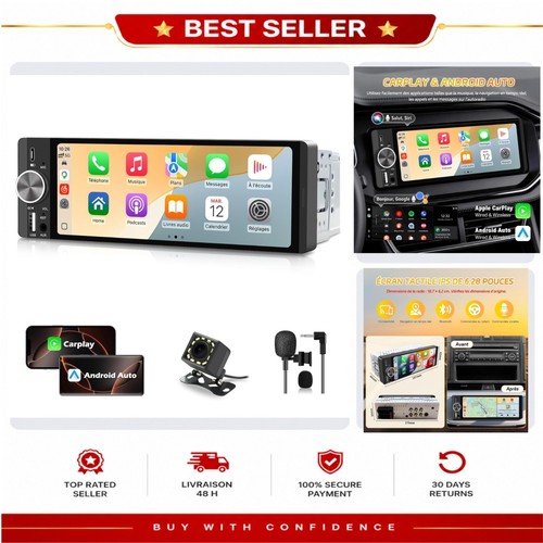 Autoradio din bluetooth - autoradio, 1