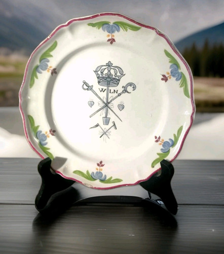 Assiette ancienne faïence - ancienne,