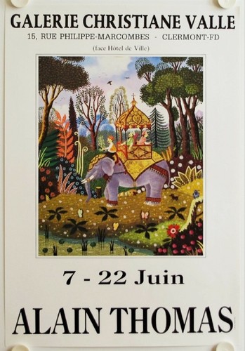 Affiche alain thomas - alain,