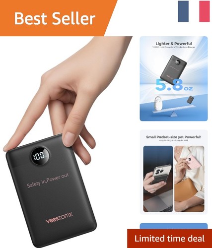 Veektomx mini batterie externe - mini,