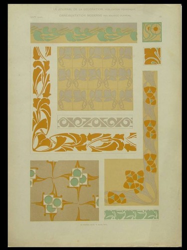 Ornementation moderne maurice - ornementation, moderne,