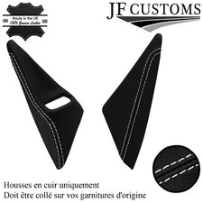 BLANCHE POINT CUIR 2X PORTE MIROIR TRIM CACHE POUR PORSCHE 911 987 997 04-13