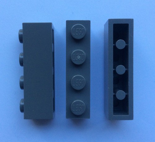 Lego 3010 dark bluish grey - bluish,