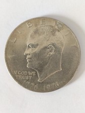 Pièce commémorative 1 Dollar Eisenhower - Bicentenaire USA (1776–1976) TTB