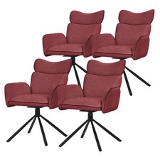 Lot de 4 chaises pivotantes à