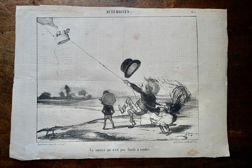 Daumier lithographie originale - lithographie,
