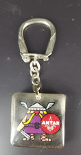 ANTAR , porte clés du gaulois ancien , huile pour voiture année 1970 collection