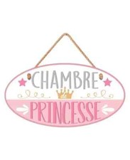 Plaque de porte chambre d'enfant, déco chambre bébé, déco murale princesse