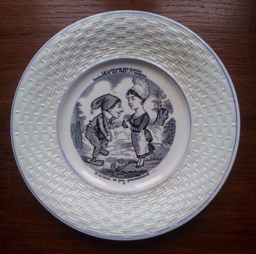 Assiette ancienne porcelaine - assiette,