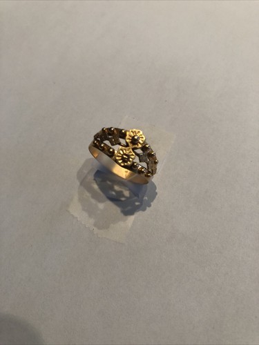Bague ancienne fait - main, 18