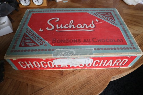 Ancienne boite bois bonbons - en,