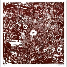 DI ROSA Hervé - Bois gravé  "No hay billetes" 52x52cm - 2019