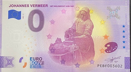 Billet euro johannes - 0,